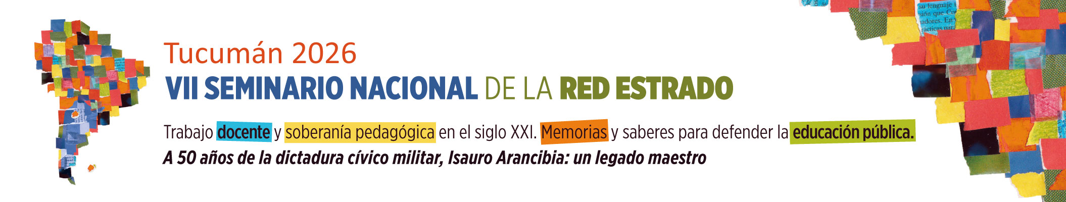 VII Seminario Nacional de la Red ESTRADO Logo
