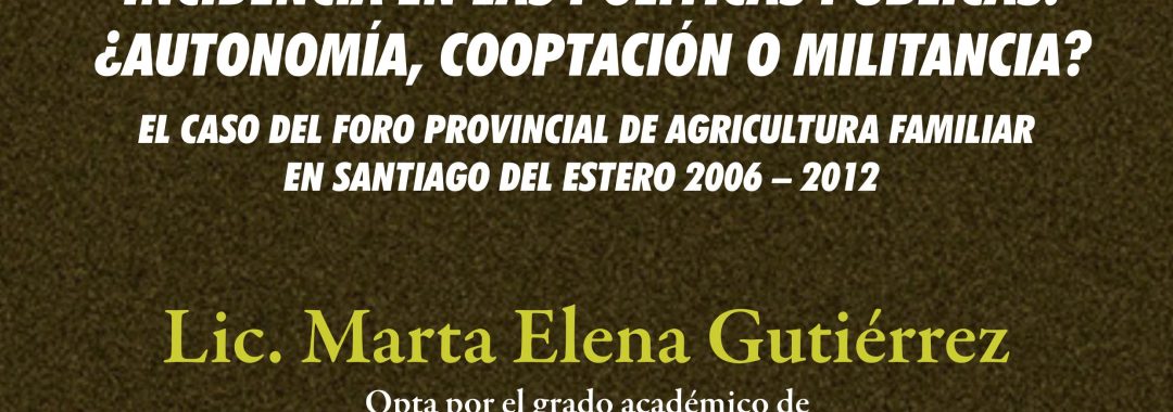 Defensa de tesis Marta Elena Gutiérrez
