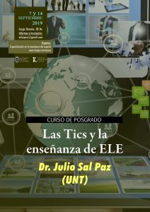 Afiche posgrado "Las Tics y la enseñanza de ELE"