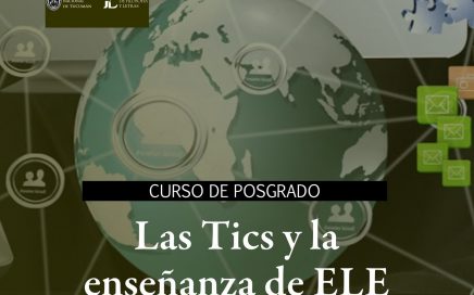 Afiche posgrado "Las Tics y la enseñanza de ELE"