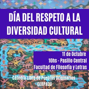 Actividad Día del respeto a la diversidad cultural