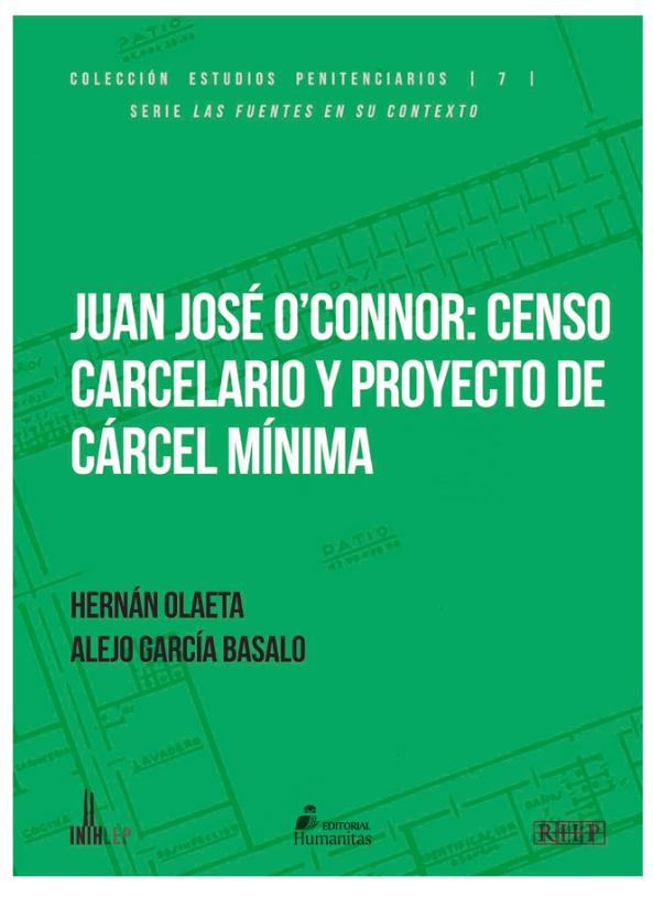 Tapa del libro Juan José O´Connor: Censo Carcelario y Proyecto de Cárcel Mínima